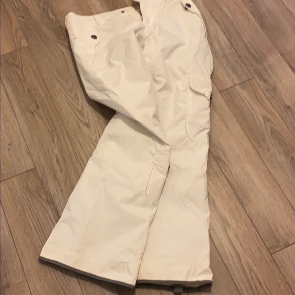 Millennium Three bootcut white ski pants